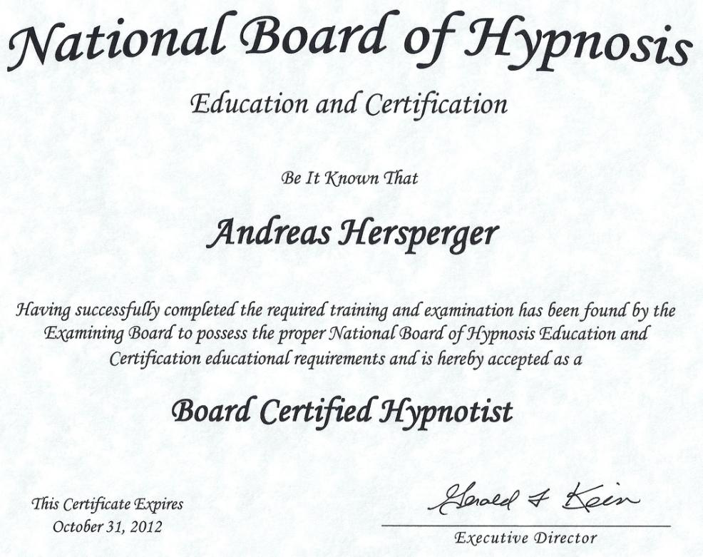 Mitglied Hypnoseverband